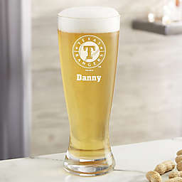 MLB Texas Rangers Personalized Pilsner Glass