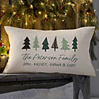 Alternate image 0 for Christmas Aspen Personalized 12-Inch x 22-Inch Lumbar Outdoor Throw Pillow