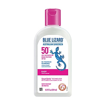 Blue Lizard&reg; Australian Sunscreen 8.75 fl. oz. Baby Mineral Sunscreen Lotion SPF 50+. View a larger version of this product image.