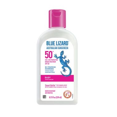 Blue Lizard&reg; Australian Sunscreen 8.75 fl. oz. Baby Mineral Sunscreen Lotion SPF 50+. View a larger version of this product image.