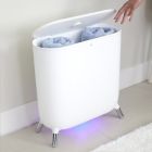 Alternate image 1 for Sharper Image&reg; SpaStudio&trade; Towel Warmer in White