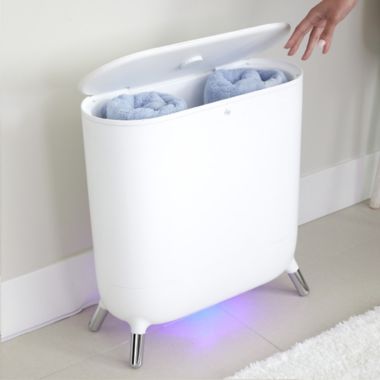 Sharper Image&reg; SpaStudio&trade; Towel Warmer in White. View a larger version of this product image.