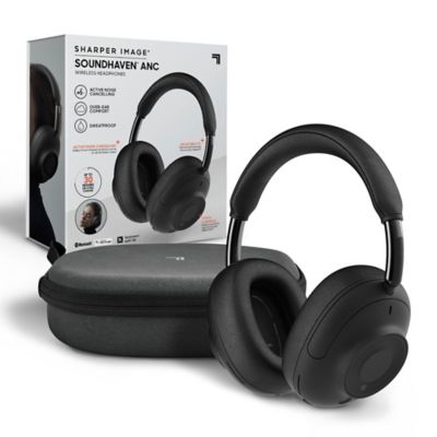 Sharper Image&reg; Soundhaven&reg; ANC Wireless Headphones in Black