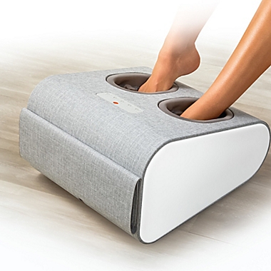Sharper Image&reg; Shiatsu Foot+ Massager in Grey. View a larger version of this product image.