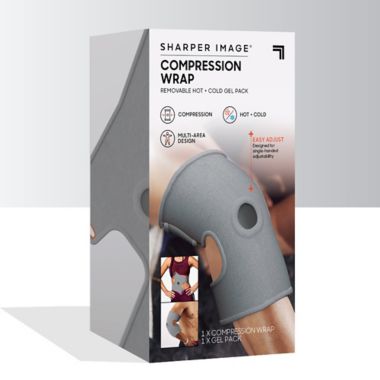 Sharper Image&reg; Compression Wrap in Grey. View a larger version of this product image.