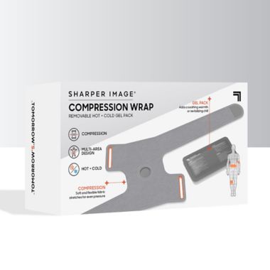 Sharper Image&reg; Compression Wrap in Grey. View a larger version of this product image.