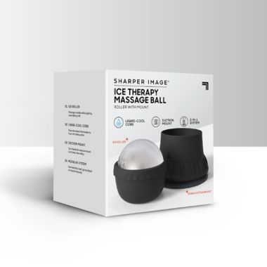 Sharper Image&reg; Ice Therapy Massage Ball in Black. View a larger version of this product image.