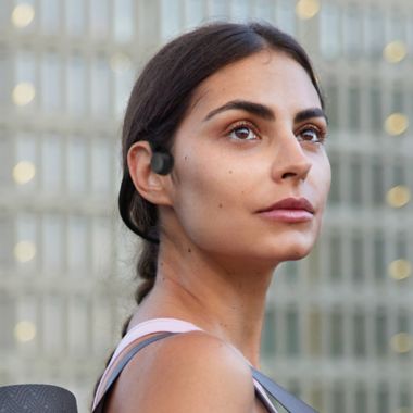 Sharper Image&reg; Soundhaven Bone Conduction Wireless Headphones. View a larger version of this product image.