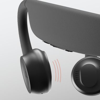 Sharper Image&reg; Soundhaven Bone Conduction Wireless Headphones. View a larger version of this product image.