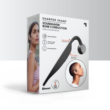 Sharper Image&reg; Soundhaven Bone Conduction Wireless Headphones. View a larger version of this product image.