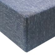 Copper Pearl&reg; Denim Premium Fitted Crib Sheet in Blue