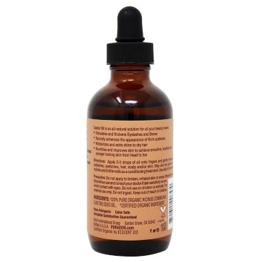 Pura D'or&reg; 4 fl. oz. Professional Organic Castor Oil. View a larger version of this product image.