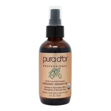 Pura D'or&reg; 4 fl. oz. Professional Cold Pressed Organic Argan Oil. View a larger version of this product image.