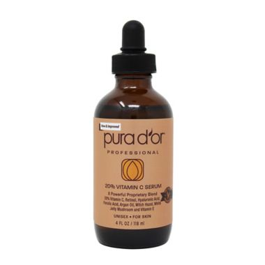 Pura D'or&reg; 4 fl. oz. Professional 20% Vitamin C Serum. View a larger version of this product image.