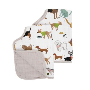 Little Unicorn&reg; 2-Pack Cotton Muslin Burp Cloths. View a larger version of this product image.