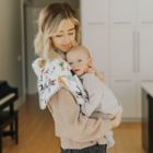 Alternate image 3 for Little Unicorn&reg; 2-Pack Cotton Muslin Burp Cloths