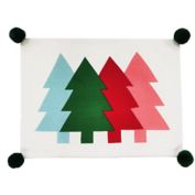 H for Happy&trade; Christmas Trees Holiday Placemat