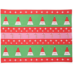 H for Happy™ Christmas Gnome Fair Isle Placemat in Red/Green