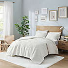 Alternate image 1 for Madison Park&reg; Arya Embroidered Faux Fur Ultra Plush 3-Piece Full/Queen Duvet Cover Set in Ivory
