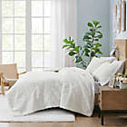 Alternate image 2 for Madison Park&reg; Arya Embroidered Faux Fur Ultra Plush 3-Piece Full/Queen Duvet Cover Set in Ivory
