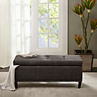 Alternate image 1 for Madison Park Shandra ll Storage Bench in Charcoal