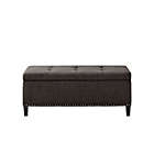 Alternate image 3 for Madison Park Shandra ll Storage Bench in Charcoal
