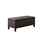 Alternate image 0 for Madison Park Shandra ll Storage Bench in Charcoal