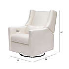 Alternate image 4 for Babyletto Kiwi Glider Recliner with Electronic Control and USB in Performance Cream