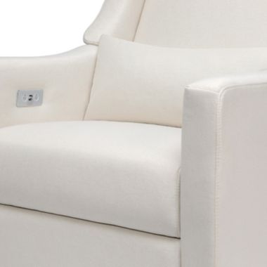 Babyletto Kiwi Glider Recliner with Electronic Control and USB in Performance Fabric. View a larger version of this product image.