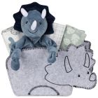 Alternate image 0 for My Tiny Moments&reg; 5-Piece Dinosaur Gift Set in Blue/Grey