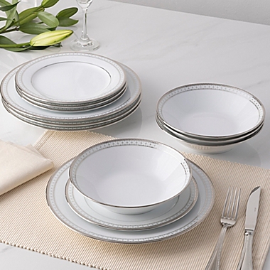 Noritake&reg; Rochester Platinum Dinnerware Collection. View a larger version of this product image.
