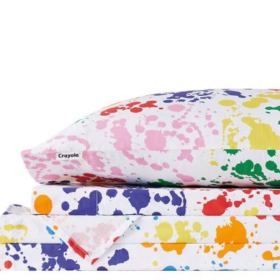 Crayola&reg; Splatter 200-Thread-Count Sheet Set