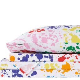 Crayola® Splatter 200-Thread-Count Sheet Set