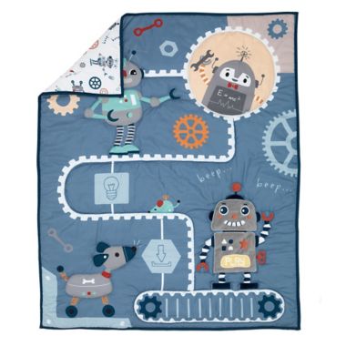 Robbie Robot 3-Piece Crib Bedding Set. View a larger version of this product image.