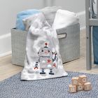 Alternate image 5 for Bedtime Originals&reg; Robbie Robot Baby Blanket in Grey