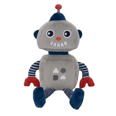 Bedtime Originals&reg; Robbie Robot Plush Toy in Grey. View a larger version of this product image.