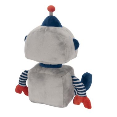 Bedtime Originals&reg; Robbie Robot Plush Toy in Grey. View a larger version of this product image.
