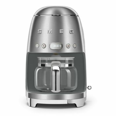SMEG 50s Retro Style 10-Cup Drip-Filter Coffee Maker in Stainless Steel
