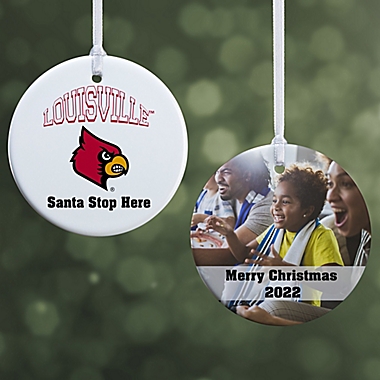 University of Louisville Cardinals Personalized 2-Sided 2.85-Inch Glossy Ornament. View a larger version of this product image.