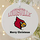 Alternate image 0 for University of Louisville Cardinals Personalized 3.75-Inch Matte Ornament