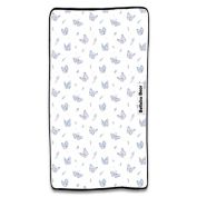 Bellabu Bear Butterfly Crib Sheet in White