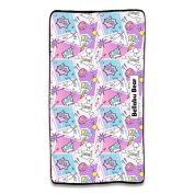 Bellabu Bear Comic Wonder Crib Sheet in Purple