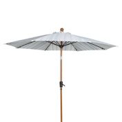 Everhome&trade; 9-Foot Market Umbrella in White/Blue