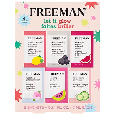 Freeman&reg; 6-Piece Let It Glow Mask Kit. View a larger version of this product image.