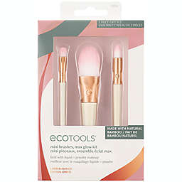 EcoTools® 3-Piece Limited Edition Max Glow Makeup Brush Kit Holiday Gift Set