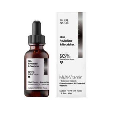 True Nature&reg; 1 fl. oz. Skin Revitalizer and Nourisher Multi-Vitamin Facial Serum. View a larger version of this product image.