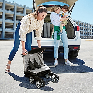 Munchkin&reg; Sparrow&trade; Ultra Compact Stroller in Grey. View a larger version of this product image.