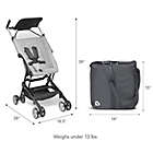 Alternate image 8 for Munchkin&reg; Sparrow&trade; Ultra Compact Stroller in Grey
