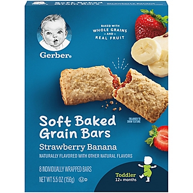 Gerber&reg; Graduates&reg; 8-Pack Strawberry Banana Cereal Bars. View a larger version of this product image.