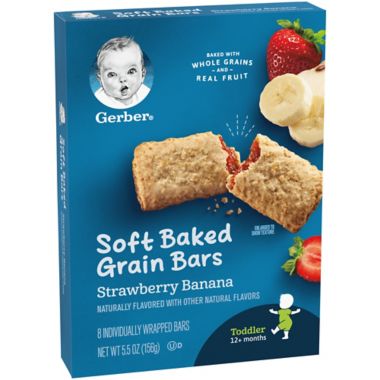 Gerber&reg; Graduates&reg; 8-Pack Strawberry Banana Cereal Bars. View a larger version of this product image.